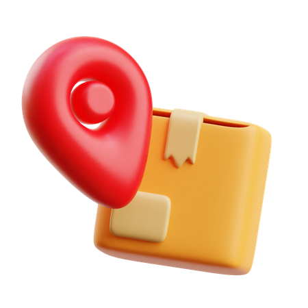 Package Location  3D Icon