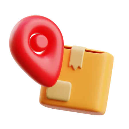 Package Location  3D Icon