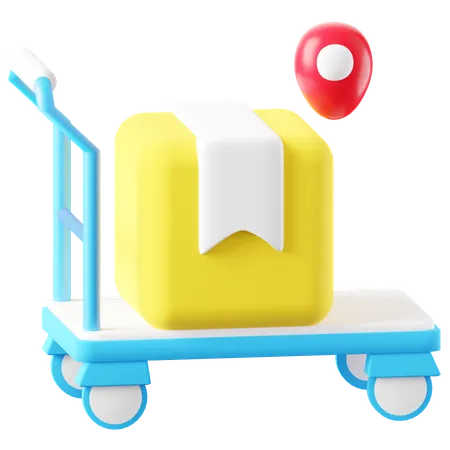 Package Location  3D Icon