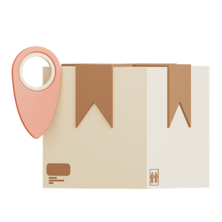 Package Location  3D Icon