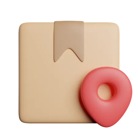 Shipping Address Delivery 3D Icon
