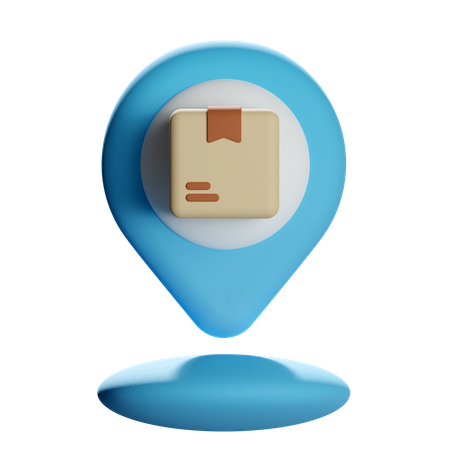 Code PIN d'emplacement du paquet  3D Icon