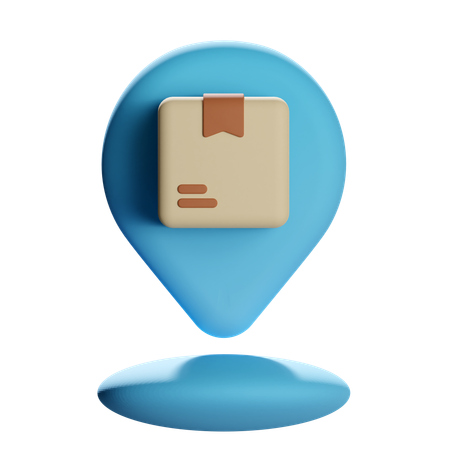 Code PIN d'emplacement du paquet  3D Icon