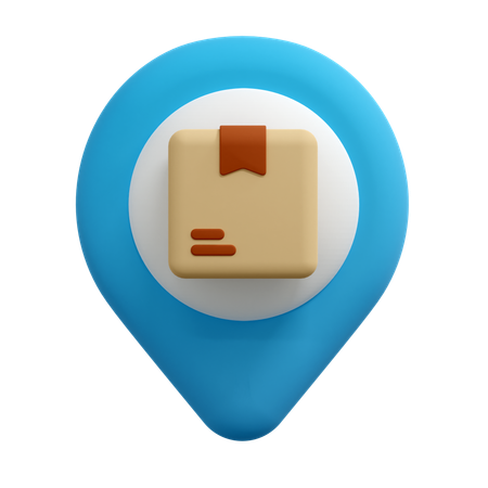 Code PIN d'emplacement du paquet  3D Icon