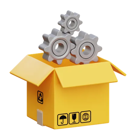 Package Logistics  3D Icon