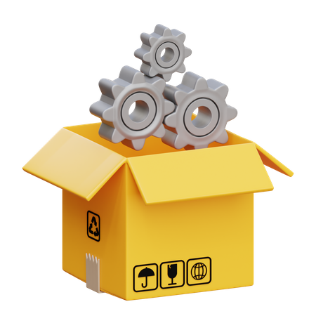 Package Logistics 3D Icon
