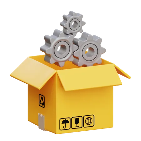 Package Logistics 3D Icon