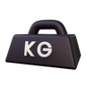 3d weight kilogram illustration