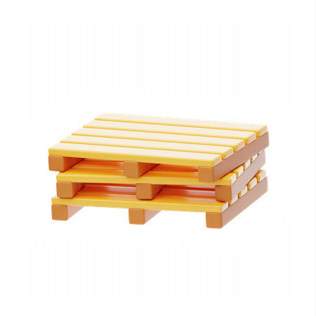Package Pallet  3D Icon