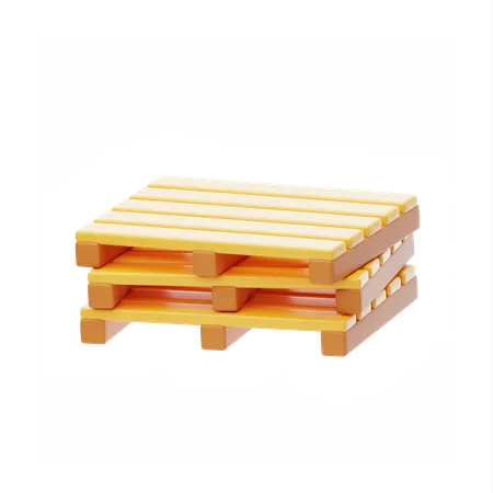 Package Pallet  3D Icon