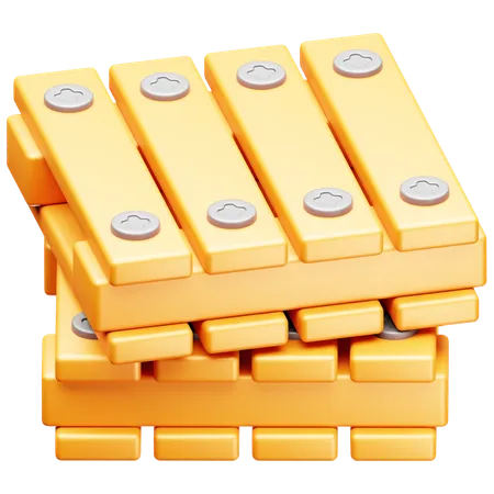 Package Pallet  3D Icon