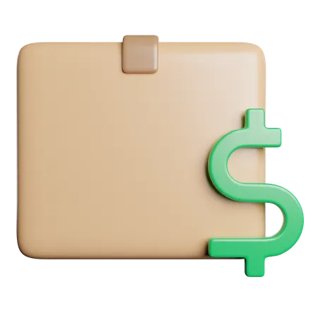 Package Payment  3D Icon