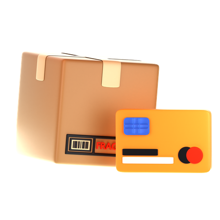 Package Payment  3D Icon