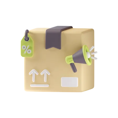 Package Promotion 3D Icon