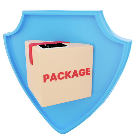 Package protection  3D Icon