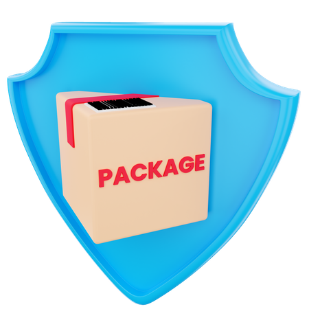 Package protection 3D Illustration