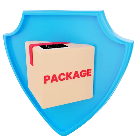 Package protection  3D Icon