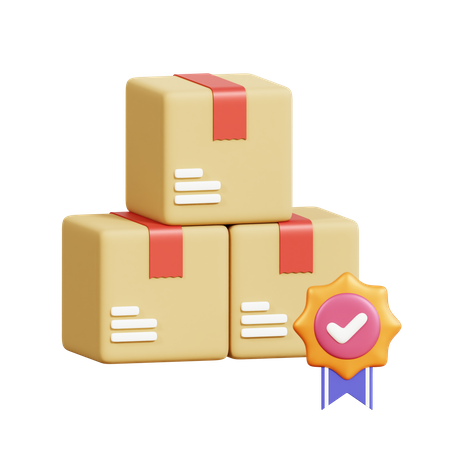 Package Quality  3D Icon