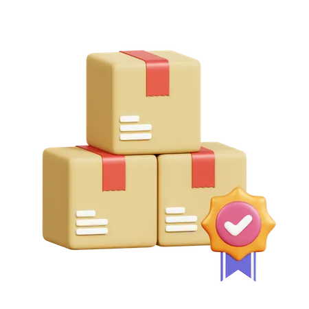 Package Quality  3D Icon