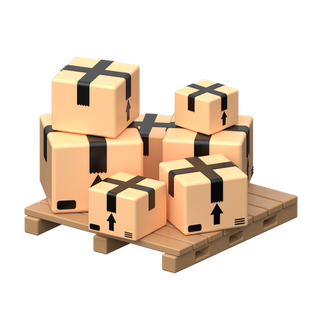 Package Rack  3D Icon