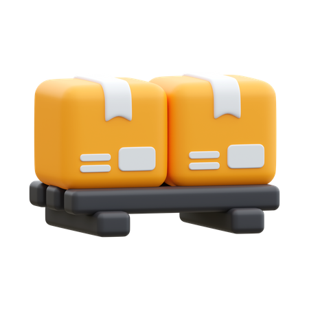 Package Rack  3D Icon