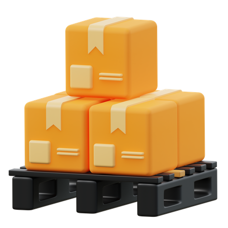 Package Rack  3D Icon