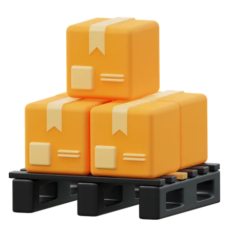 Package Rack  3D Icon