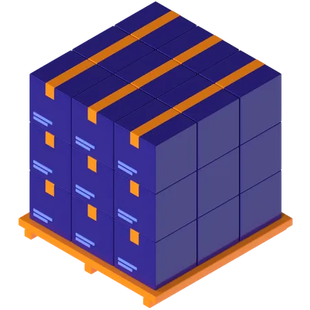 Package Rack  3D Icon