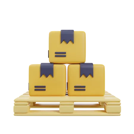 Package Rack  3D Icon