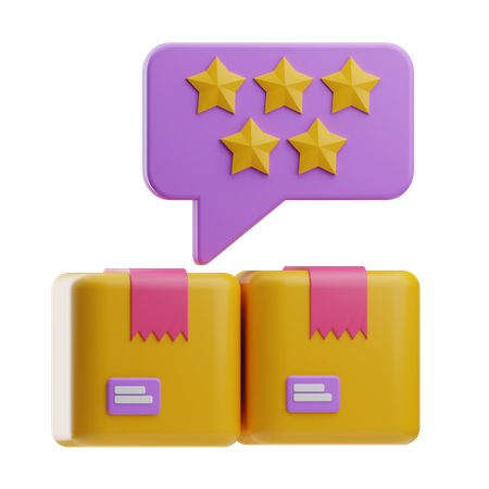 Package Rating  3D Icon