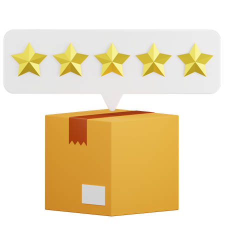 Package Rating  3D Icon