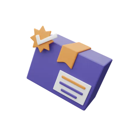 Package Received  3D Icon