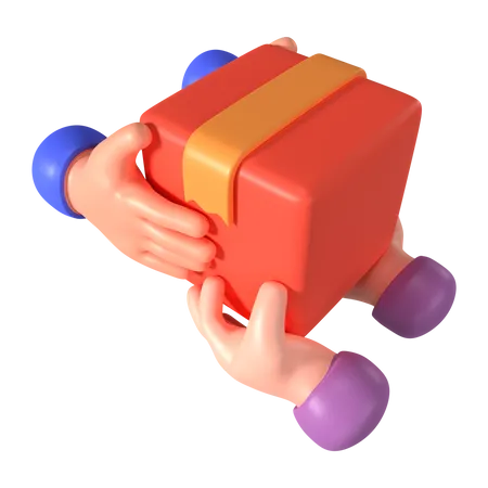 This Is Package Received 3 D Render Illustration Icon High Resolution Png File Isolated On Transparent Background Available 3 D Model File Format BLEND OBJ FBX And GLTF 3D Icon