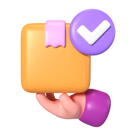 Package Received  3D Icon