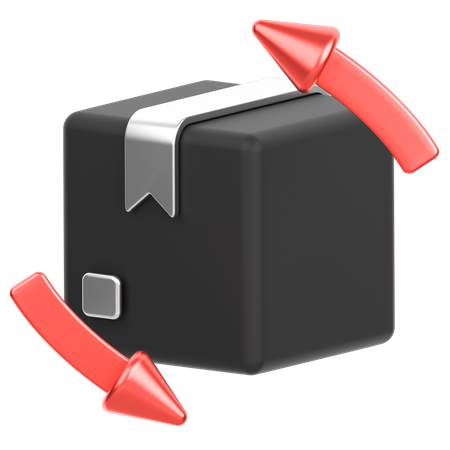 Package Return  3D Icon