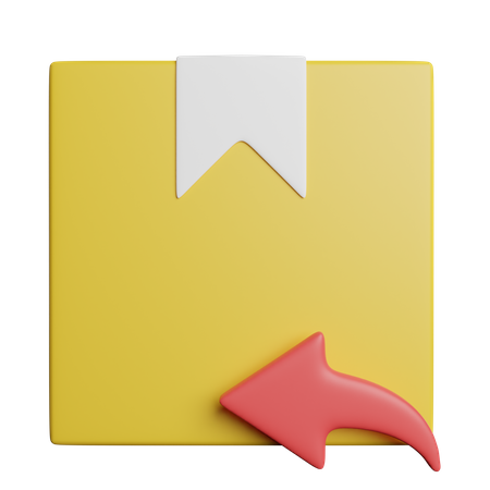 Package Return  3D Icon