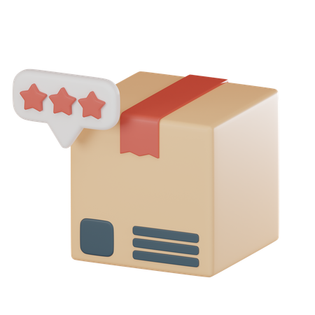 Package Review  3D Icon