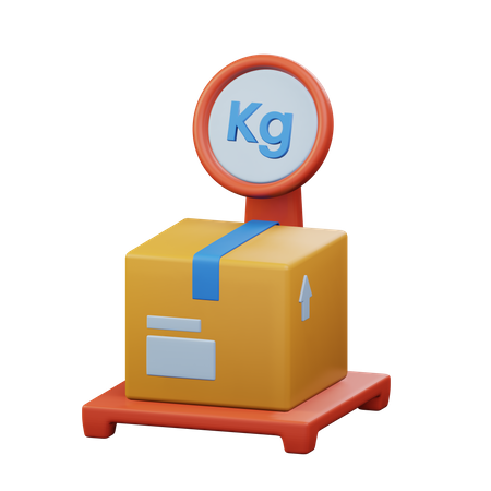 Package Scale  3D Icon