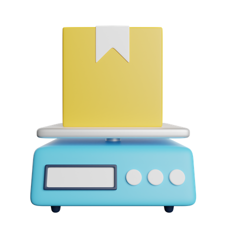 Package Scale  3D Icon