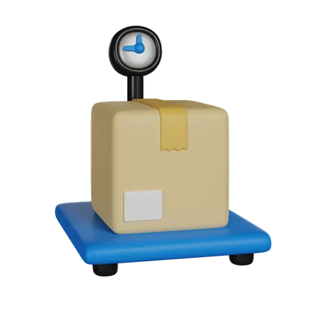 Package Scale  3D Icon