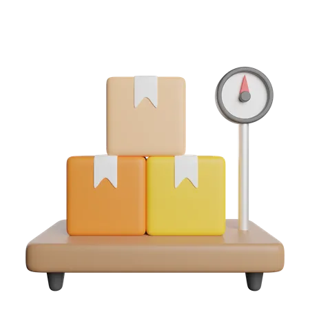 Weight Package Product 3D Icon