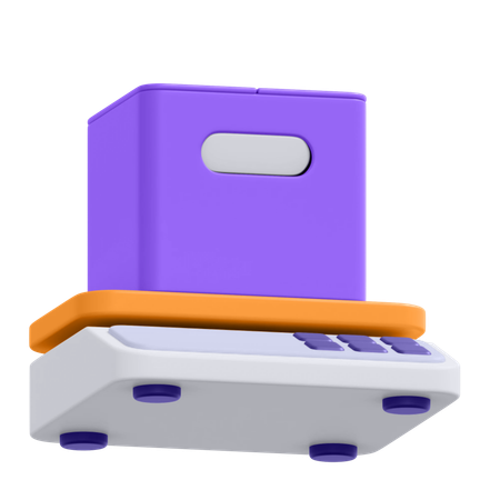 패키지 저울  3D Icon