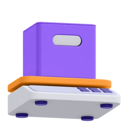 Package Scales  3D Icon