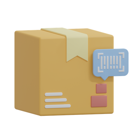 Package Scan  3D Icon