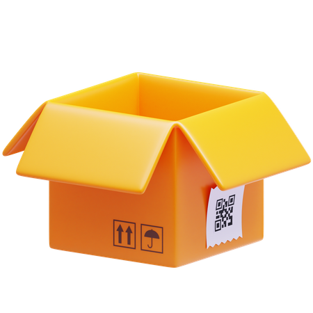 Package Scanning  3D Icon