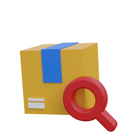 Package Search  3D Icon