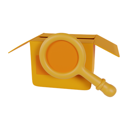 Package Search  3D Icon