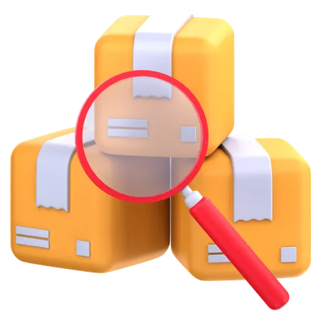 Package search  3D Icon