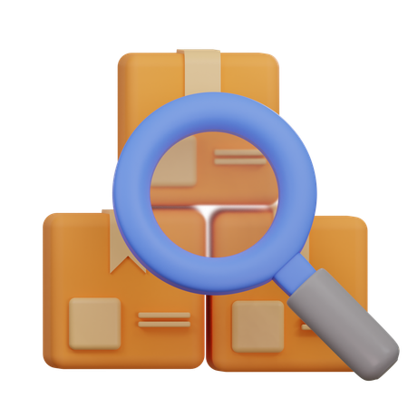 Package Search  3D Icon