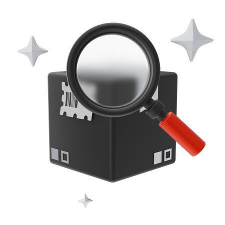 Package Search  3D Icon